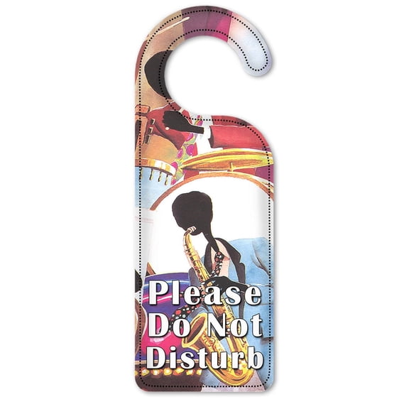 Do Not Disturb Door Knob Hanger Sign - At The Club