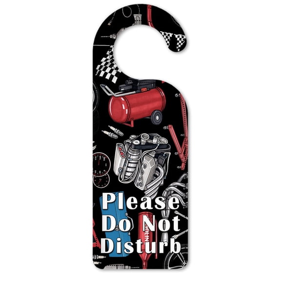 Do Not Disturb Door Knob Hanger Sign - Auto Mechanic Tools - Image by Dan Morris