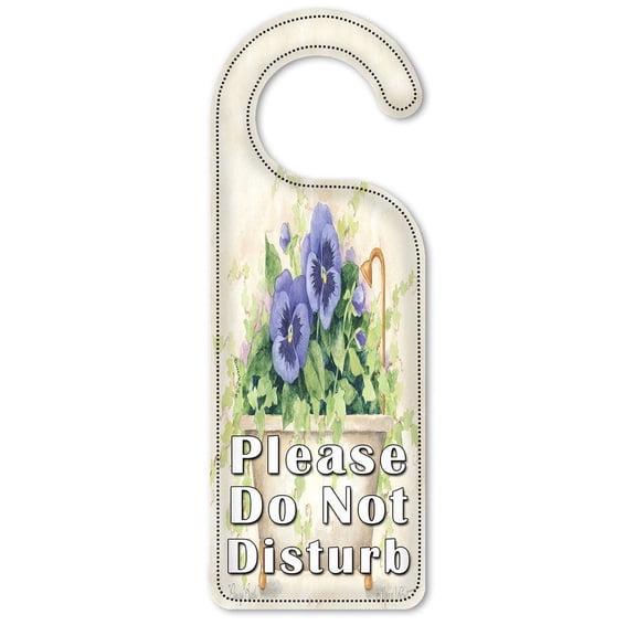 Do Not Disturb Door Knob Hanger Sign - Bath Tub