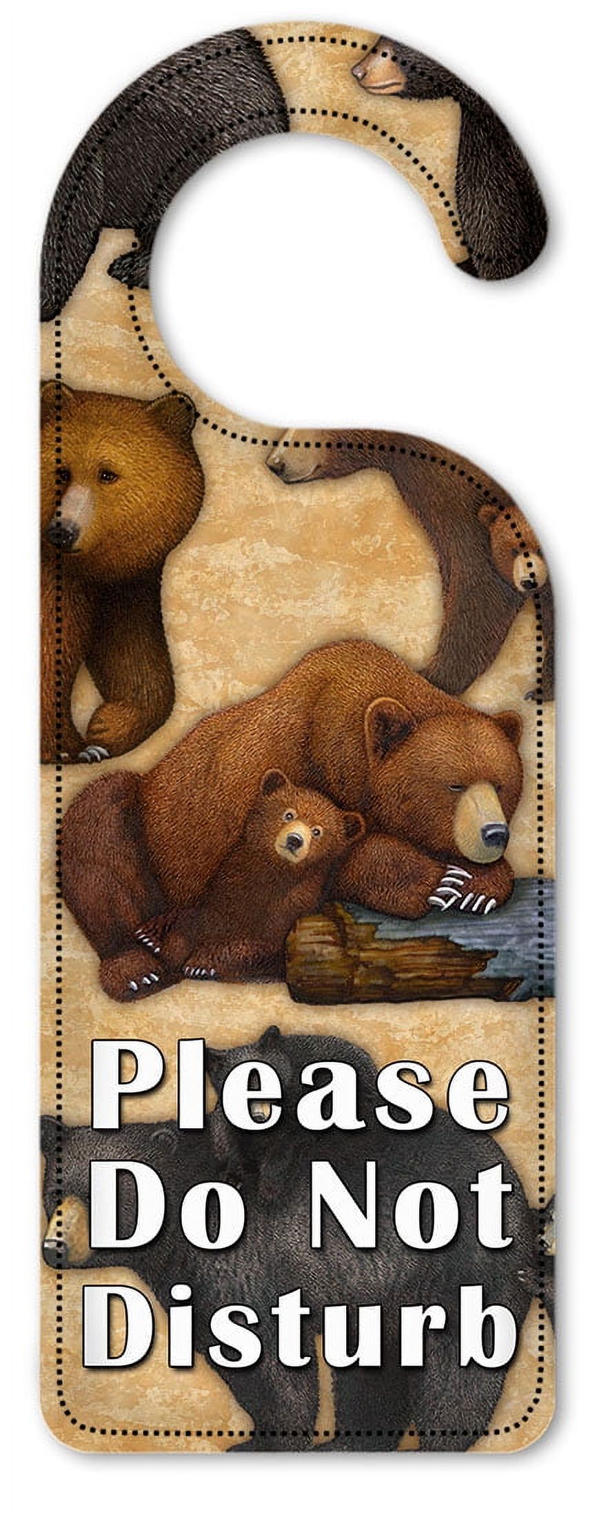 Do Not Disturb Door Knob Hanger Sign - Bears - Image by Dan Morris ...
