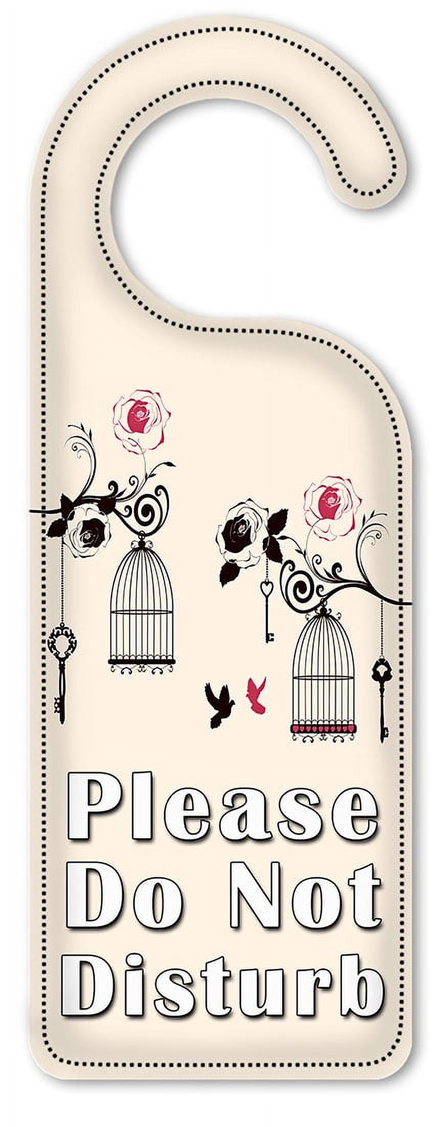 Do Not Disturb Door Knob Hanger Sign - Bird Cages - Walmart.com