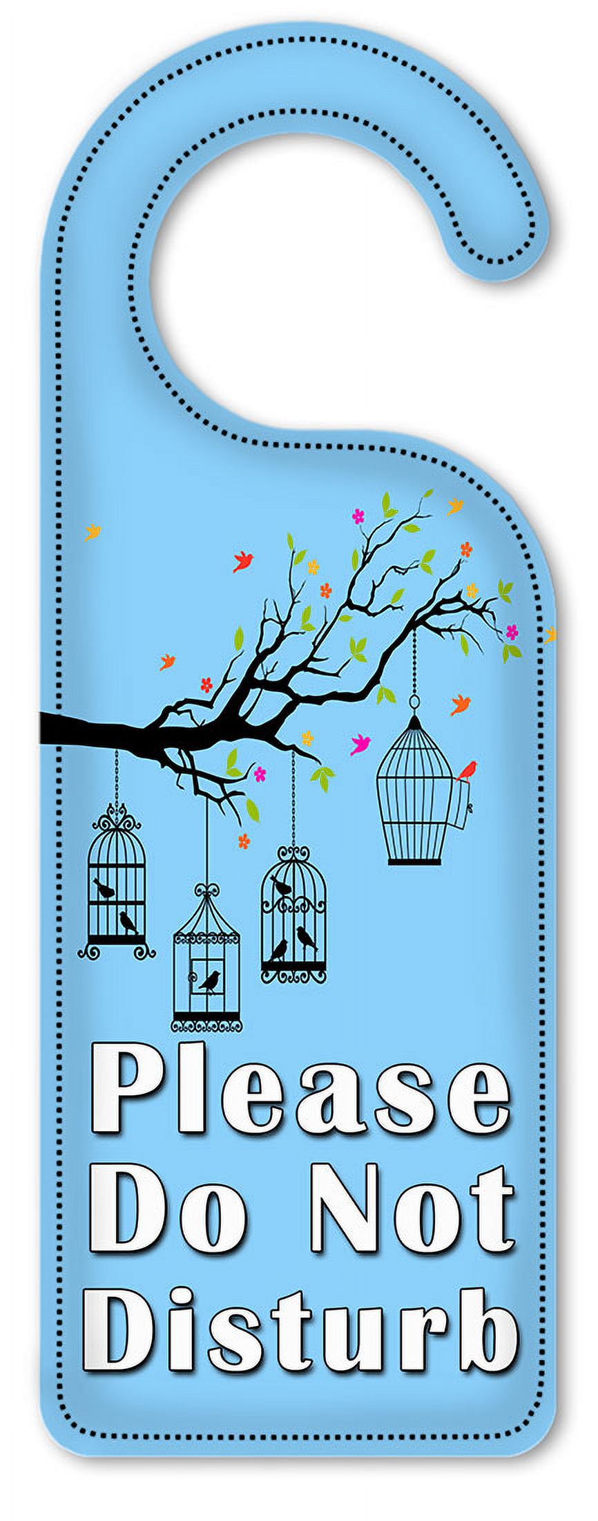 Do Not Disturb Door Knob Hanger Sign - Cages on a Limb - Walmart.com