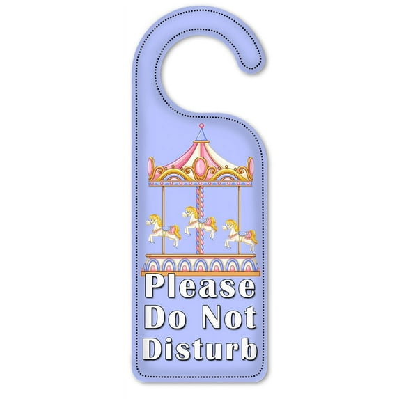 Do Not Disturb Door Knob Hanger Sign - Carousel