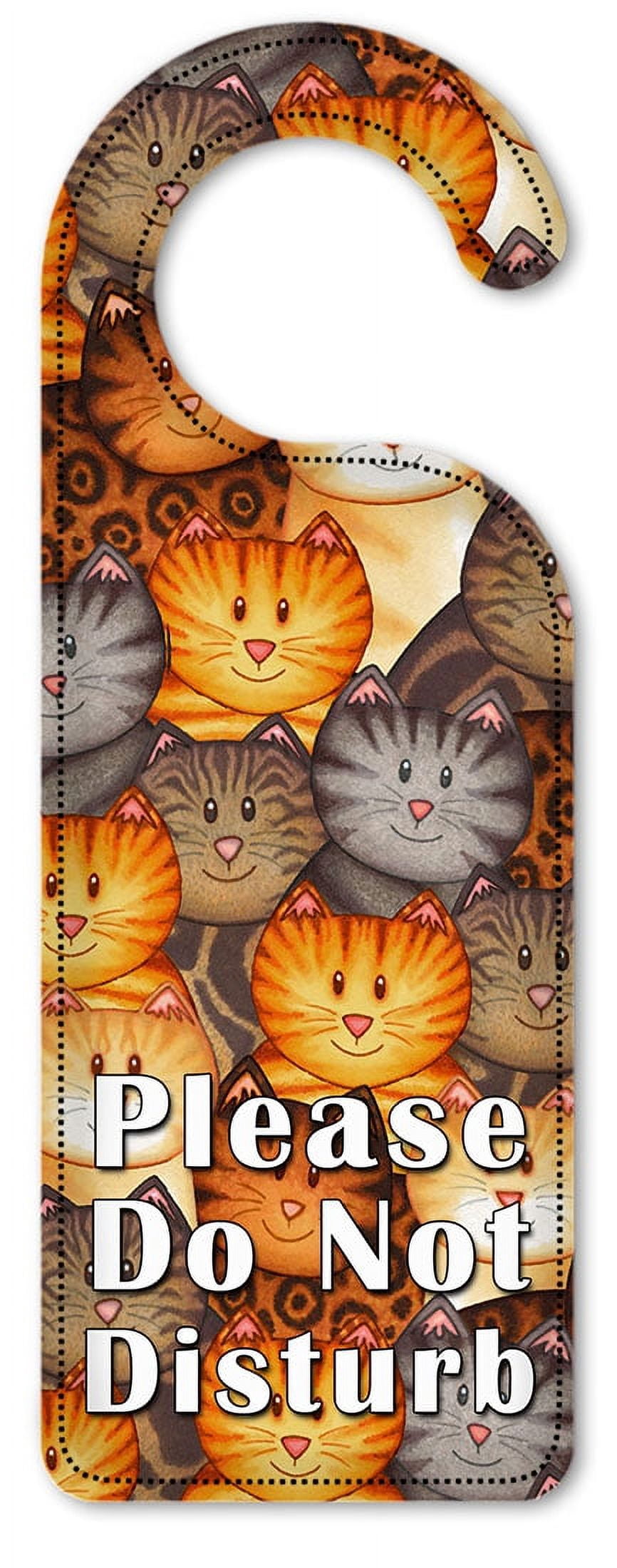 Do Not Disturb Door Knob Hanger Sign - Cat Faces - Image by Dan Morris ...