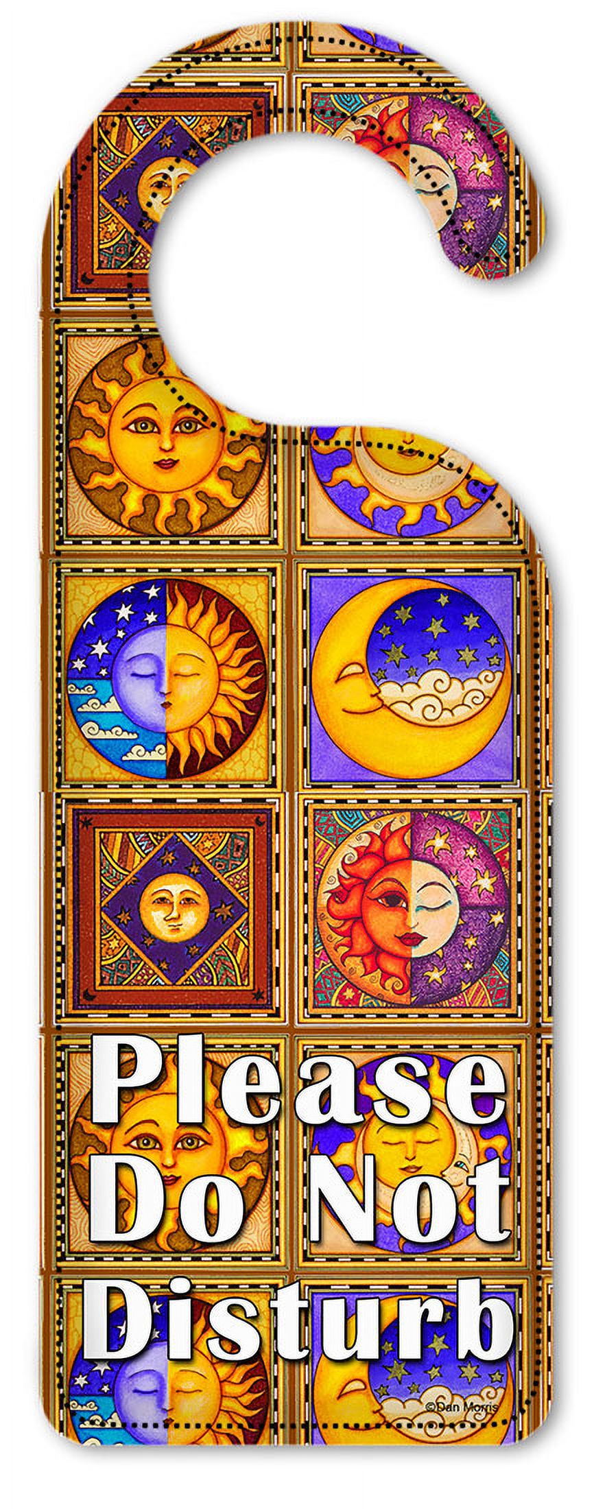 Do Not Disturb Door Knob Hanger Sign - Celestials - Image by Dan Morris ...