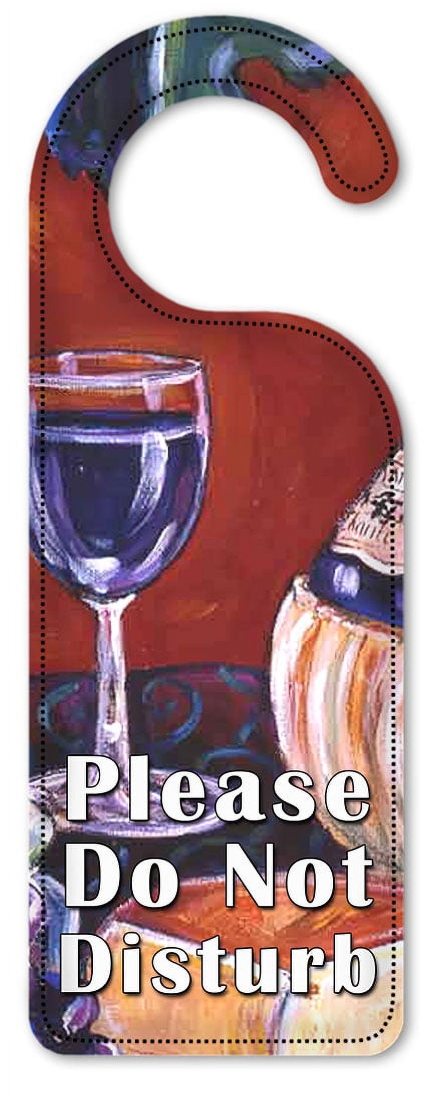 Do Not Disturb Door Knob Hanger Sign - Chianti - Walmart.com