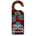 thumbnail image 1 of Do Not Disturb Door Knob Hanger Sign - Choppers & Skulls - Image by Dan Morris, 1 of 3