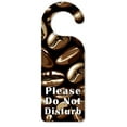 thumbnail image 1 of Do Not Disturb Door Knob Hanger Sign - Coffee Beans, 1 of 3
