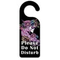 thumbnail image 1 of Do Not Disturb Door Knob Hanger Sign - Day of the Dead Girl, 1 of 3