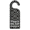 thumbnail image 1 of Do Not Disturb Door Knob Hanger Sign - Diamonds, 1 of 3