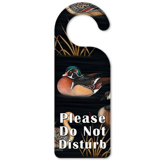 Do Not Disturb Door Knob Hanger Sign - Ducks - Image by Dan Morris