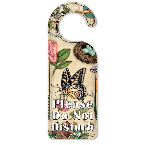 Do Not Disturb Door Knob Hanger Sign - Garden - Image by Dan Morris