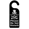 thumbnail image 1 of Do Not Disturb Door Knob Hanger Sign - Gentleman's Club Cigars, 1 of 3