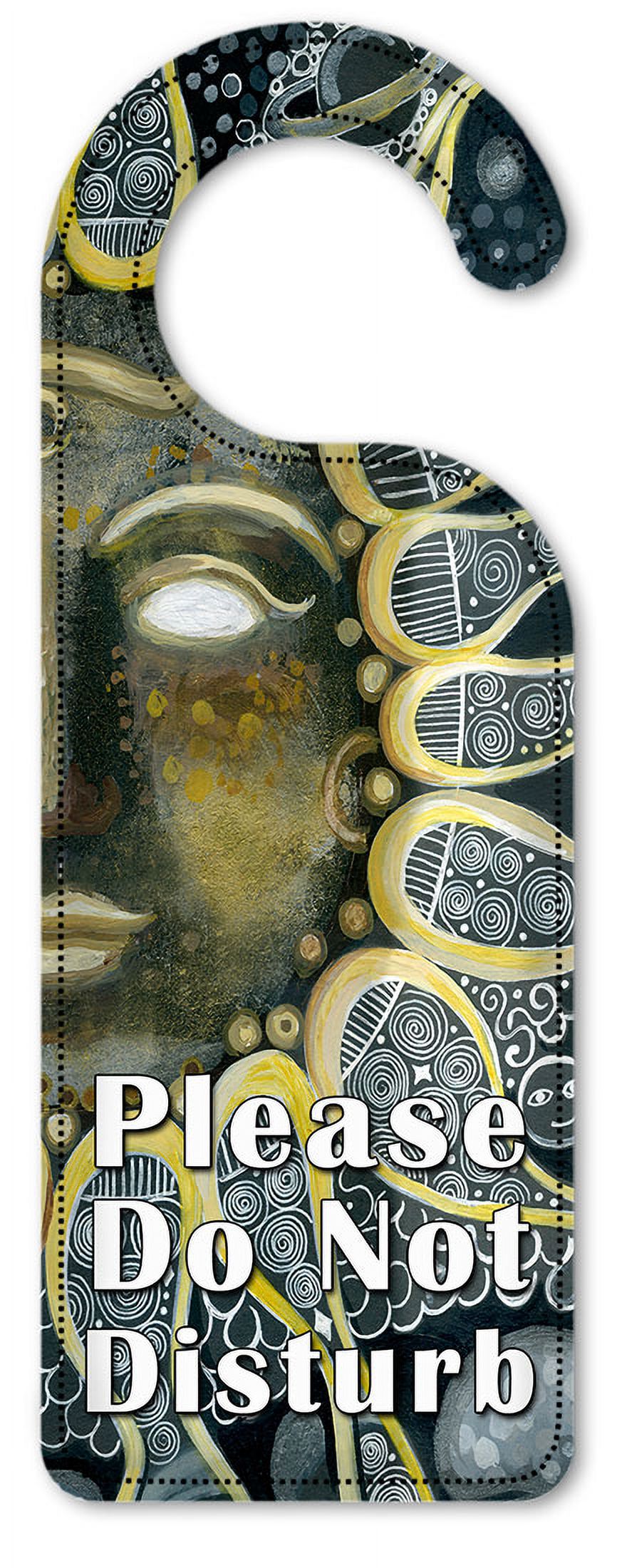 Do Not Disturb Door Knob Hanger Sign - Golden Sun Painting - Walmart.com