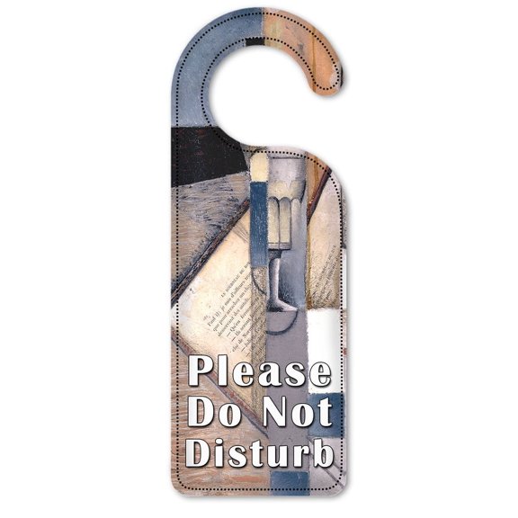 Do Not Disturb Door Knob Hanger Sign - Gris: The Book