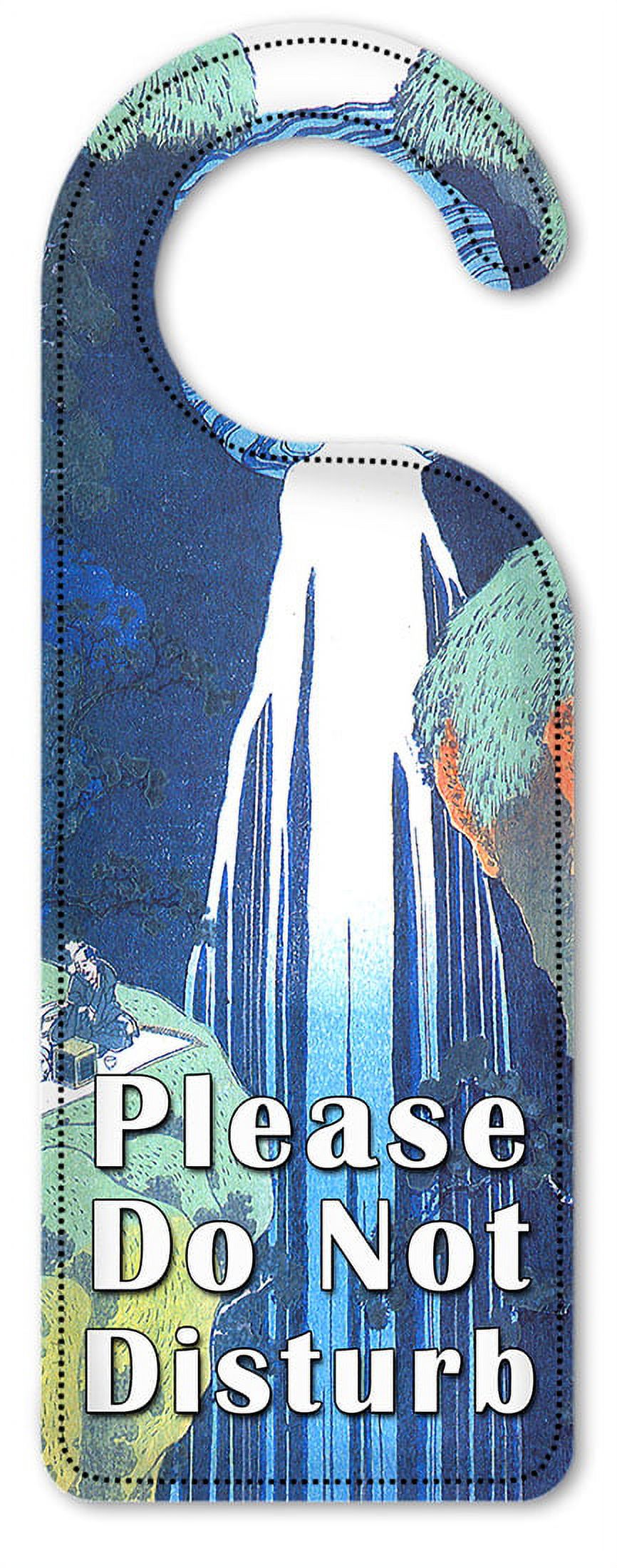 Do Not Disturb Door Knob Hanger Sign - Hokusai - Walmart.com