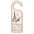 thumbnail image 1 of Do Not Disturb Door Knob Hanger Sign - In Love with Paris, 1 of 3