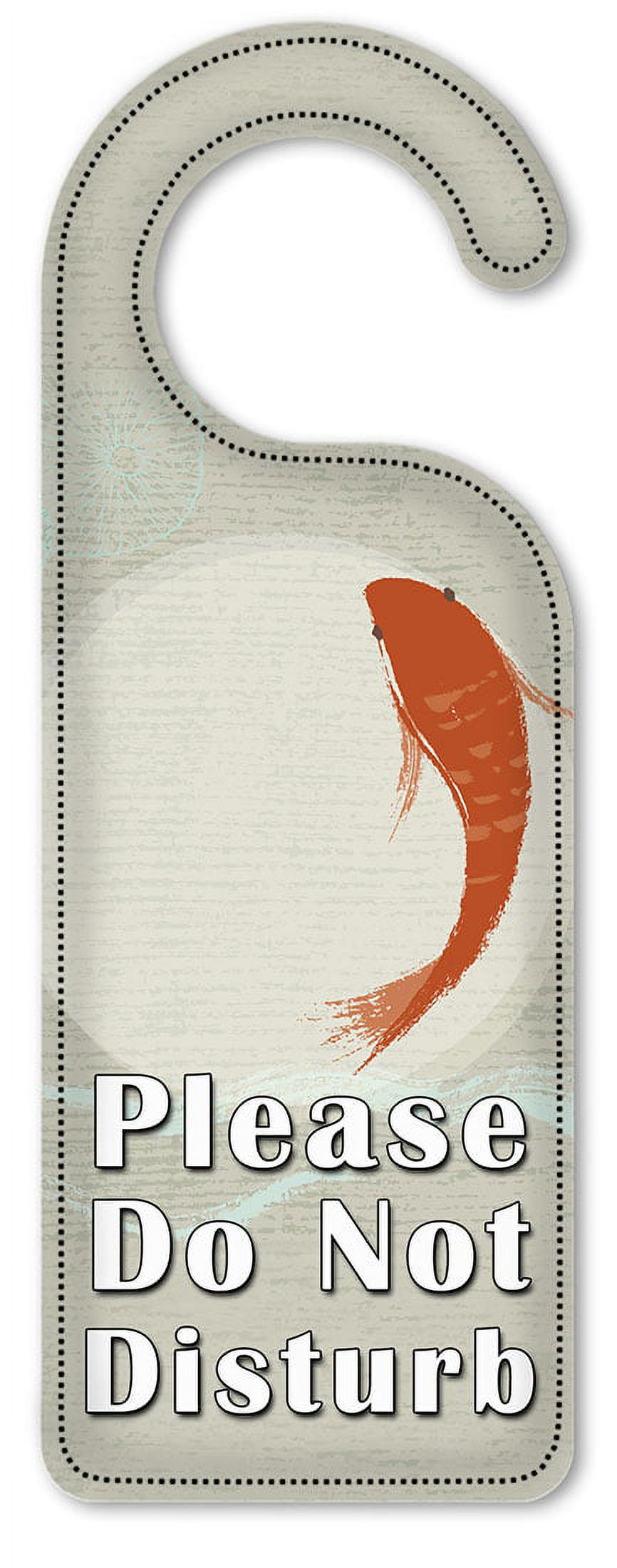 Do Not Disturb Door Knob Hanger Sign - Koi & the Sun - Walmart.com