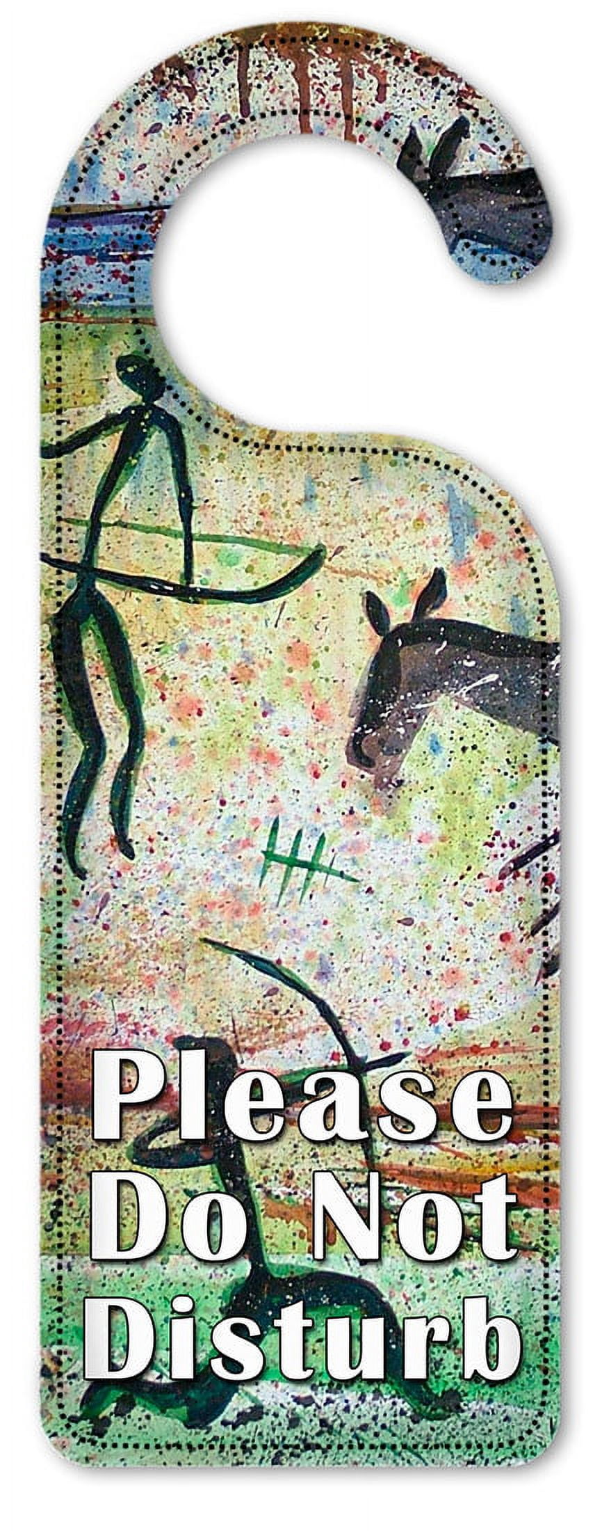 Do Not Disturb Door Knob Hanger Sign - Kokopeli Drawings - Walmart.com