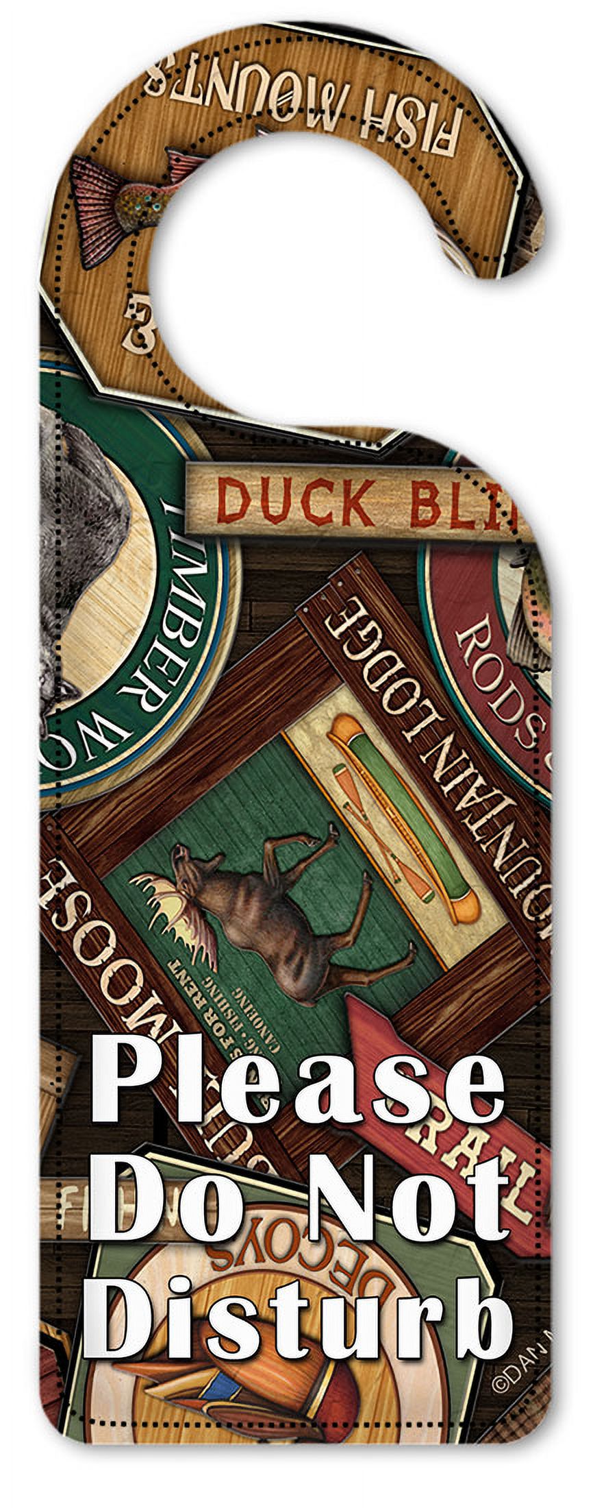 Do Not Disturb Door Knob Hanger Sign - Lodge Signs - Image by Dan ...