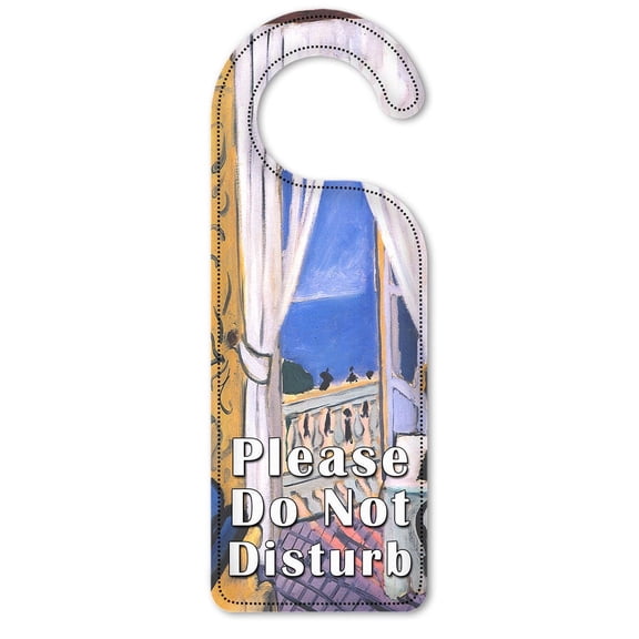 Do Not Disturb Door Knob Hanger Sign - Matisse: Interior