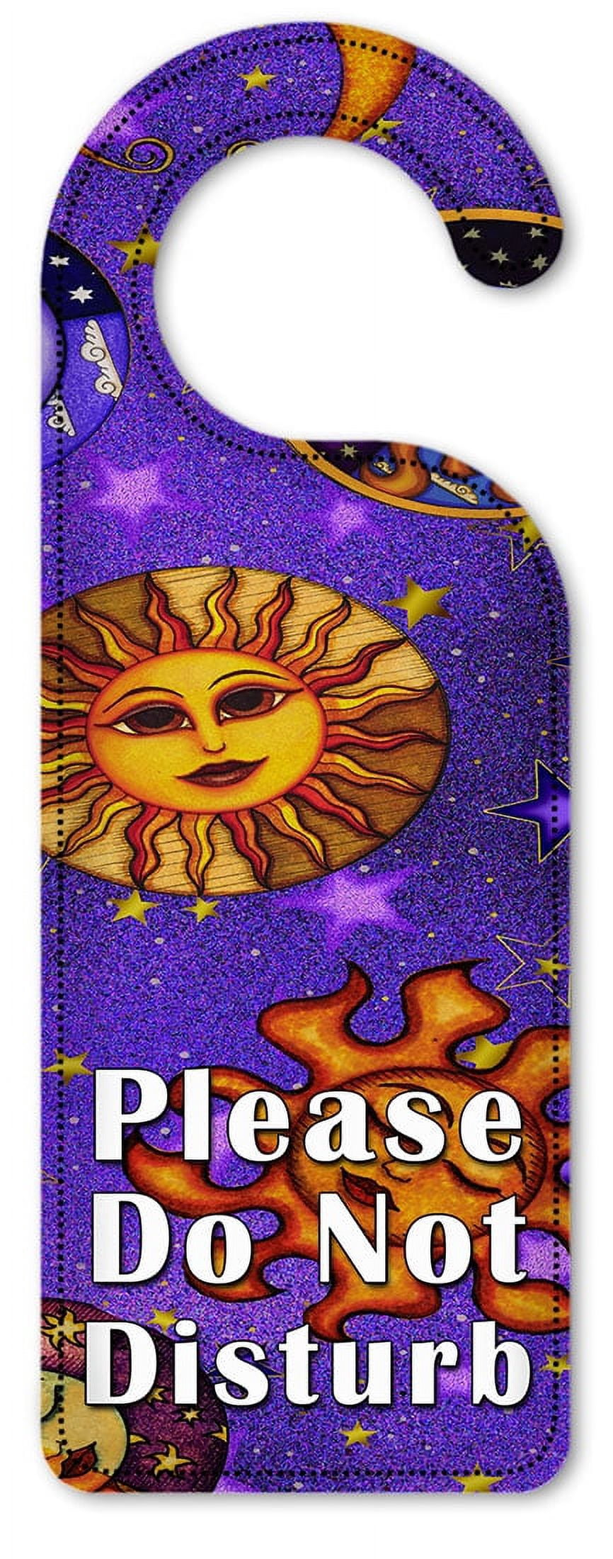 Do Not Disturb Door Knob Hanger Sign - Moon Faces - Image by Dan Morris ...