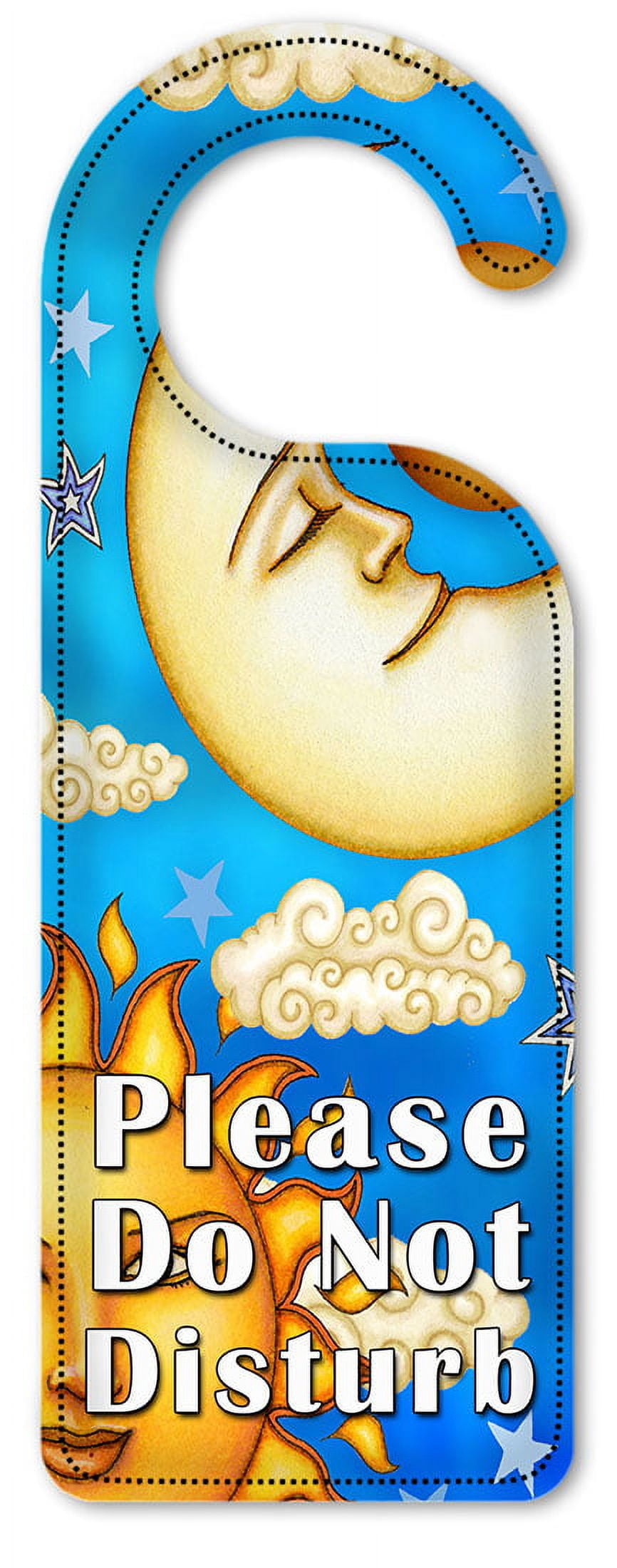 Do Not Disturb Door Knob Hanger Sign - Moon & Stars - Image by Dan ...