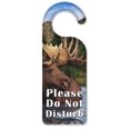 thumbnail image 1 of Do Not Disturb Door Knob Hanger Sign - Moose Pond - Image by Dan Morris, 1 of 3