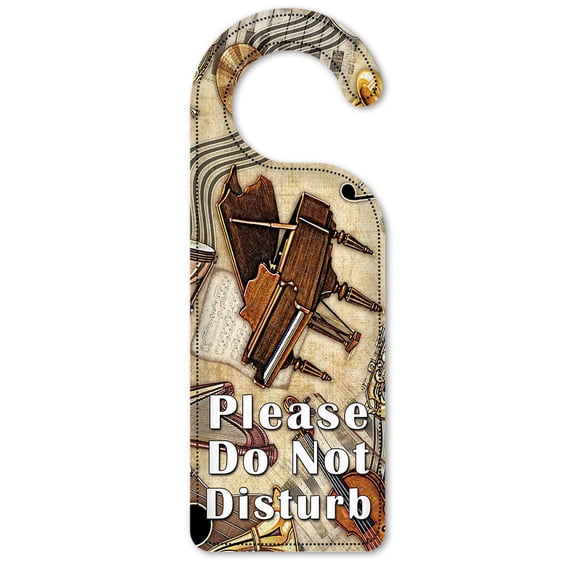 Do Not Disturb Door Knob Hanger Sign - Music Instruments - Image by Dan Morris