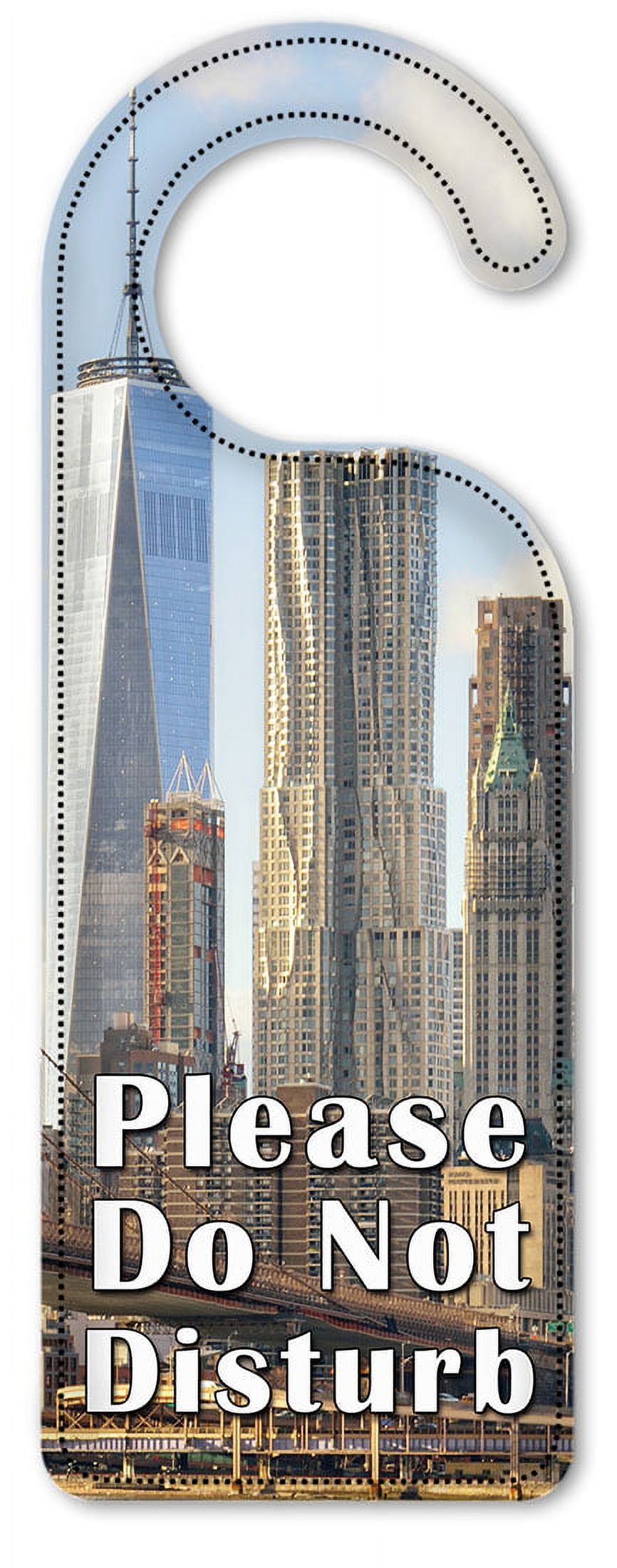 Do Not Disturb Door Knob Hanger Sign - New York - Walmart.com