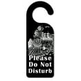 thumbnail image 1 of Do Not Disturb Door Knob Hanger Sign - Old Steam Train Black & White, 1 of 3