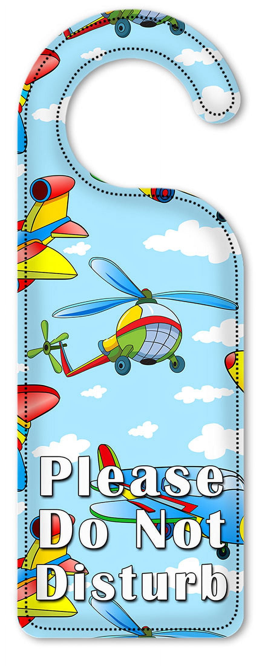 Do Not Disturb Door Knob Hanger Sign - Planes - Walmart.com