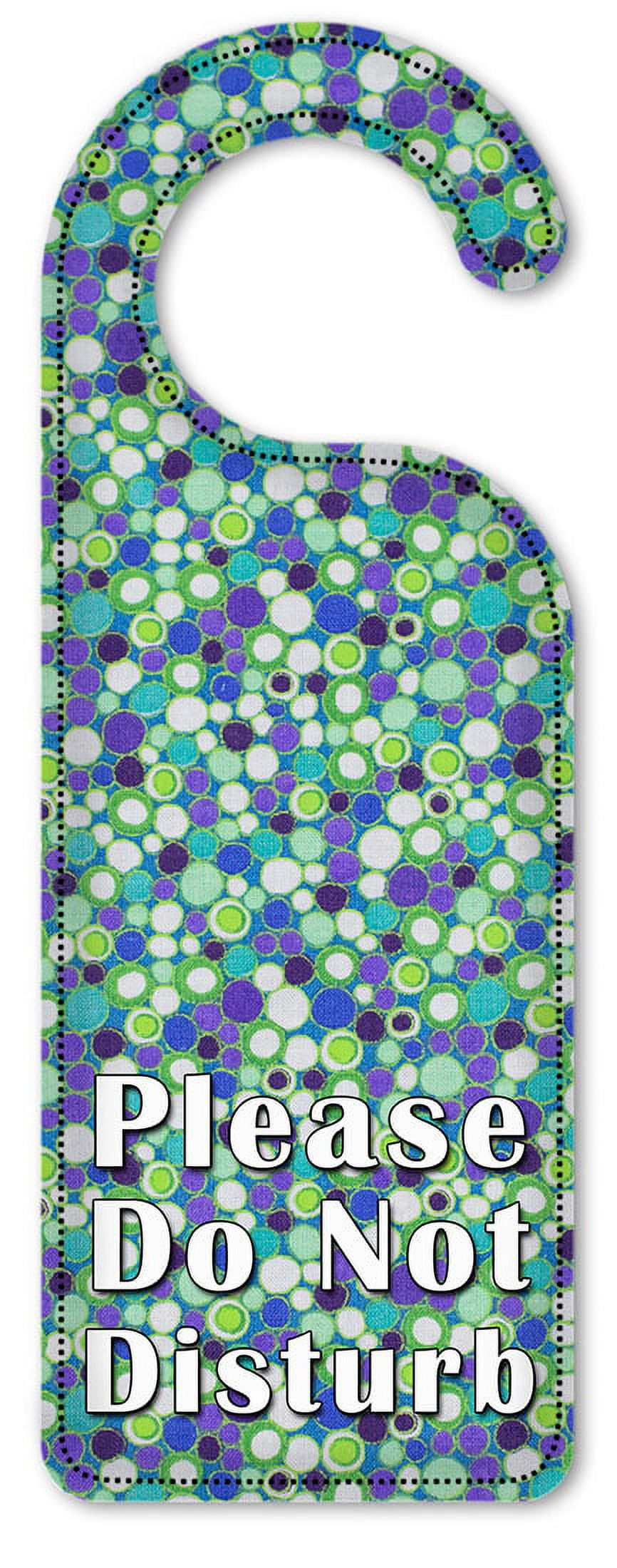 Do Not Disturb Door Knob Hanger Sign - Purple Rain - Walmart.com