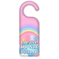 thumbnail image 1 of Do Not Disturb Door Knob Hanger Sign - Rainbow, 1 of 3