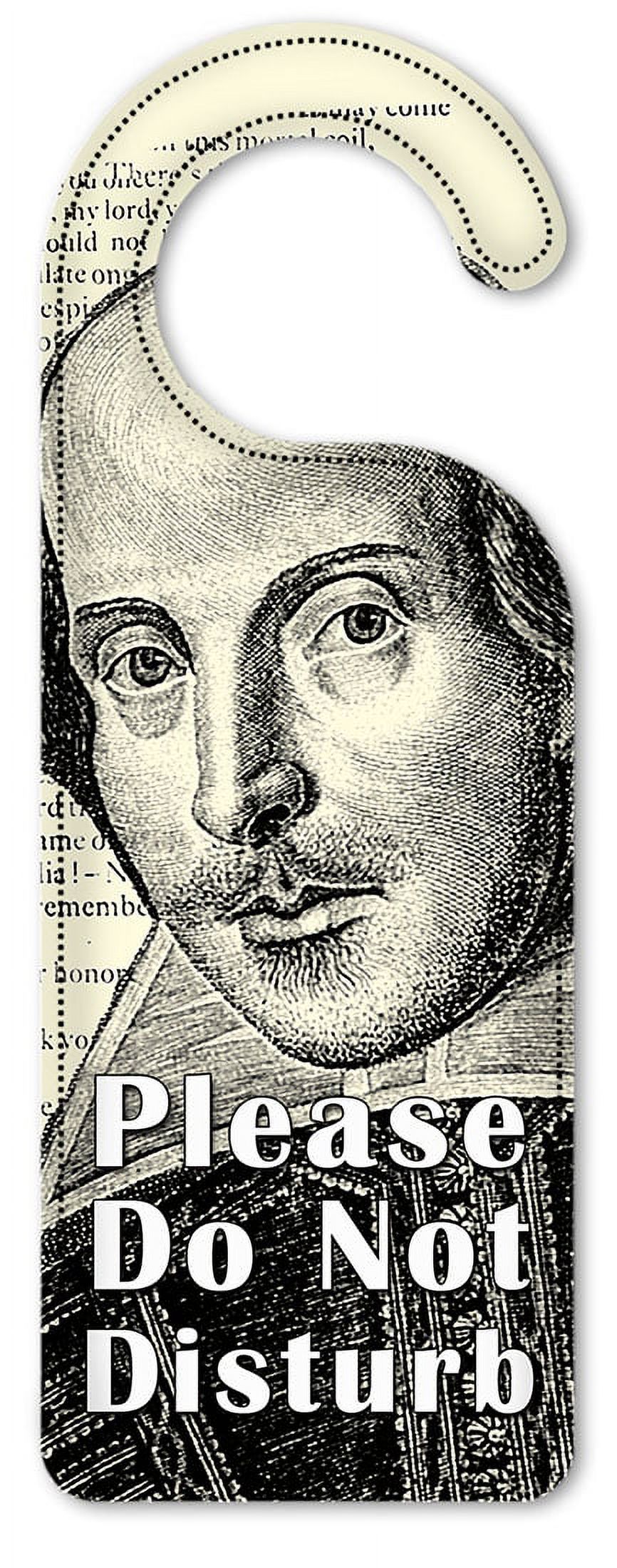 Do Not Disturb Door Knob Hanger Sign - Shakespeare - Walmart.com