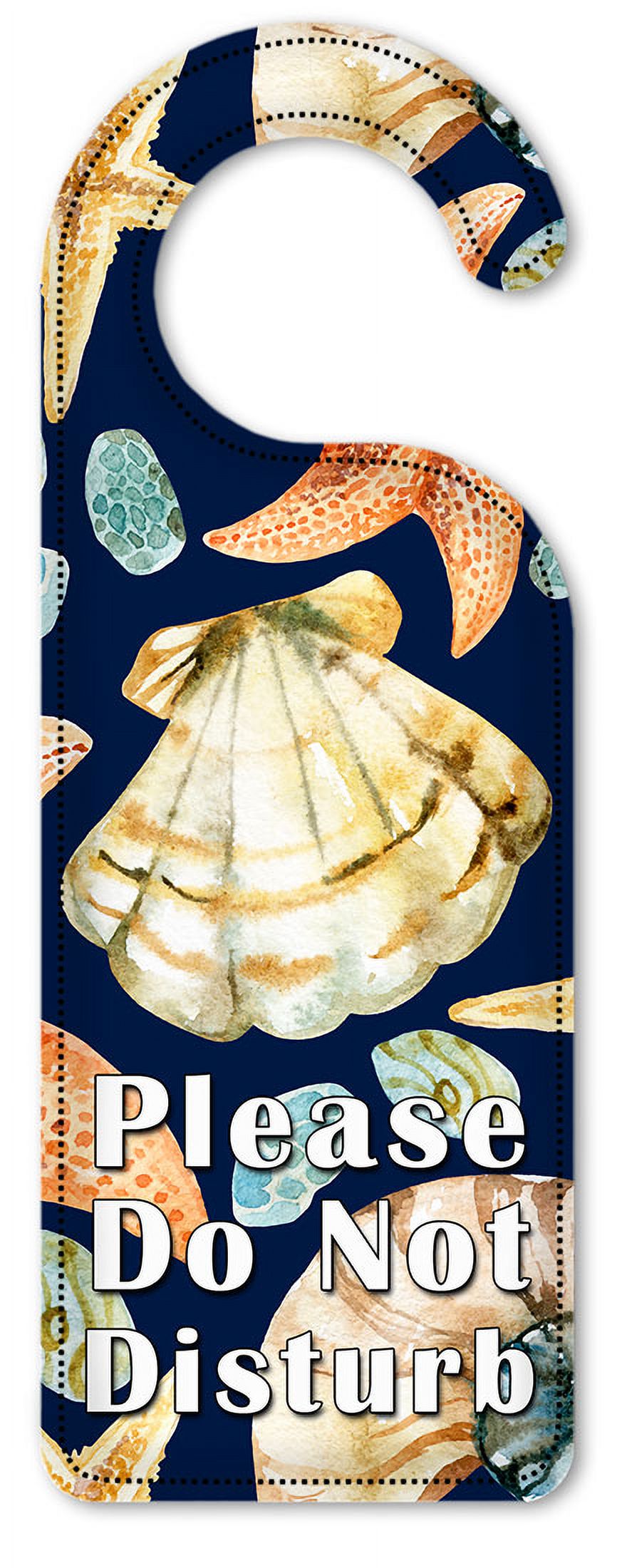 Do Not Disturb Door Knob Hanger Sign - Shells - Walmart.com