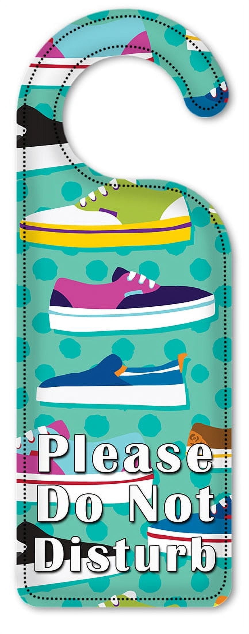 Do Not Disturb Door Knob Hanger Sign - Sneakers - Walmart.com