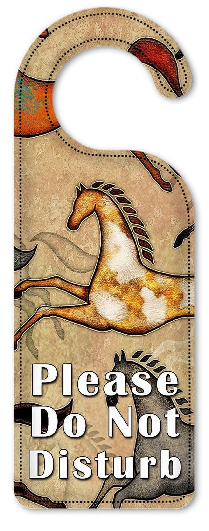 Do Not Disturb Door Knob Hanger Sign - Southwest Horses - Image by Dan ...