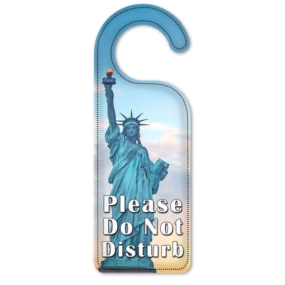 Do Not Disturb Door Knob Hanger Sign - Statue Of Liberty