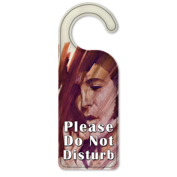 Do Not Disturb Door Knob Hanger Sign - The King