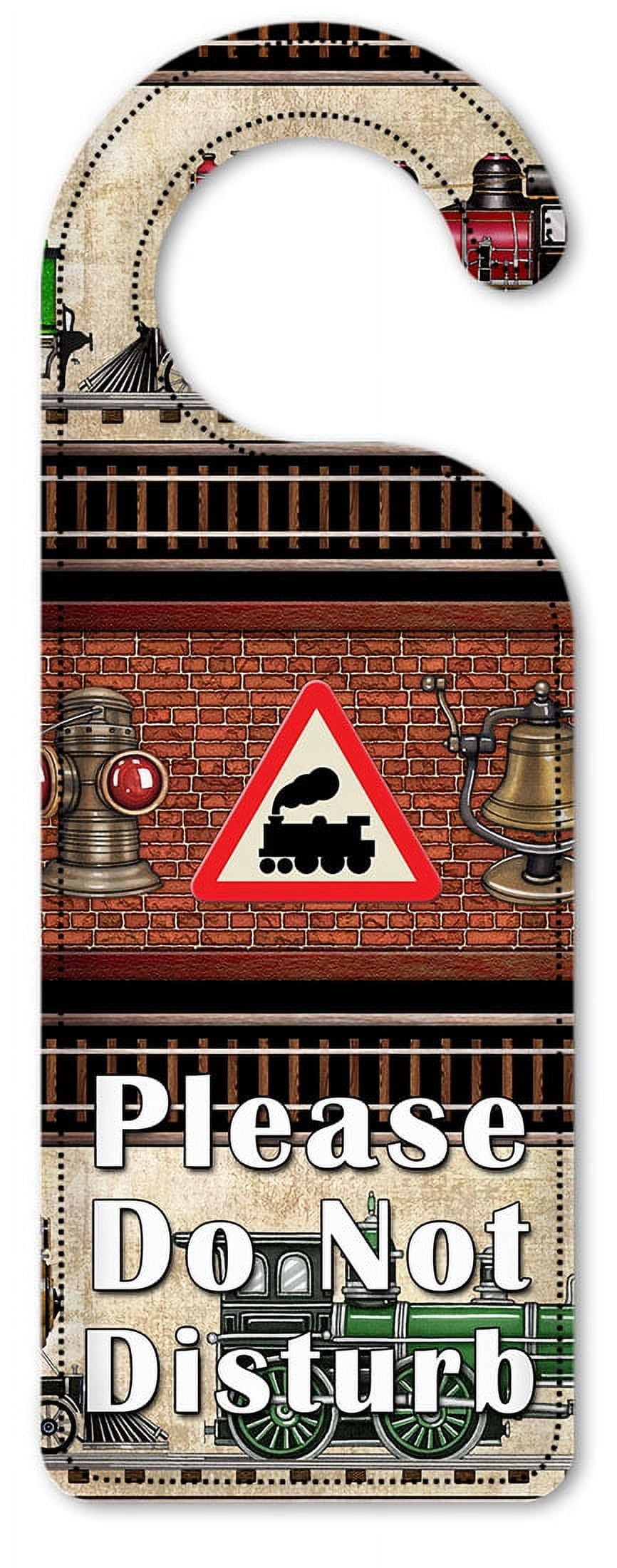 Do Not Disturb Door Knob Hanger Sign - Trains & Signs II - Image by Dan ...