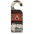thumbnail image 1 of Do Not Disturb Door Knob Hanger Sign - Trains & Signs II - Image by Dan Morris, 1 of 3