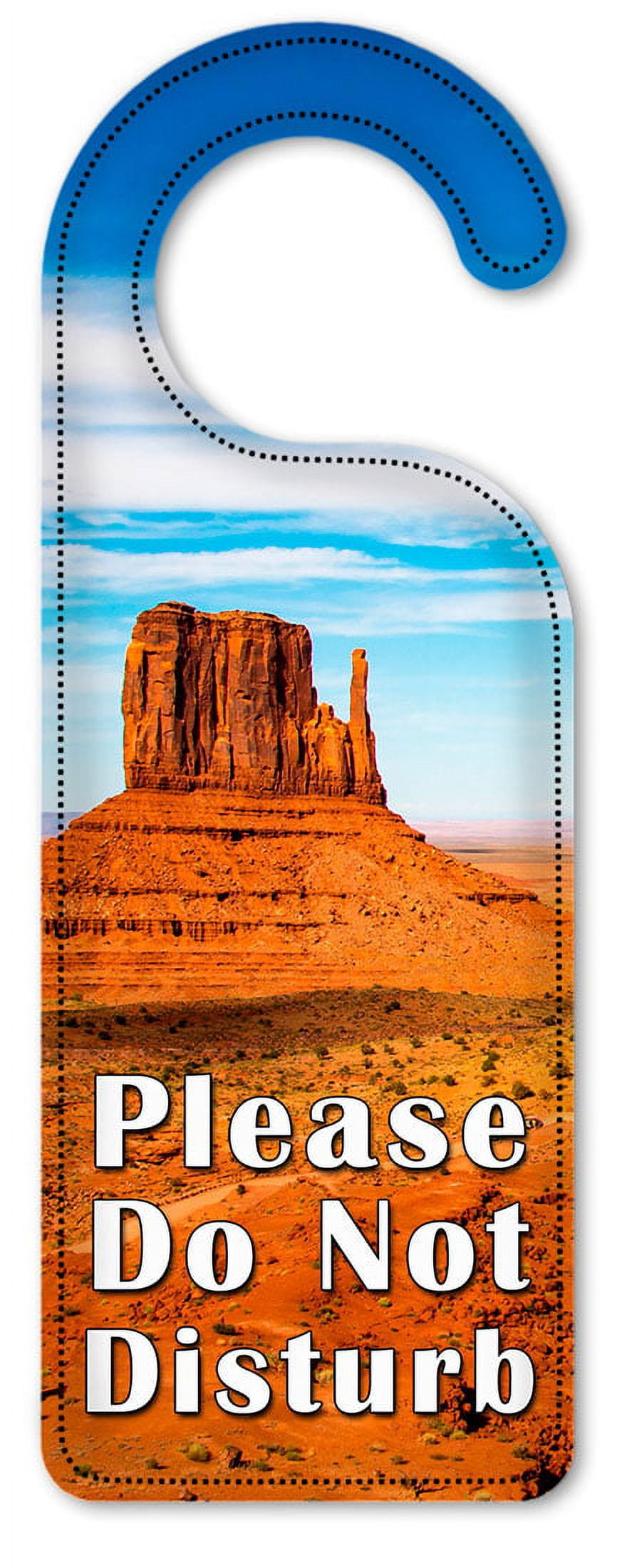 Do Not Disturb Door Knob Hanger Sign - Utah 3 Peaks - Walmart.com