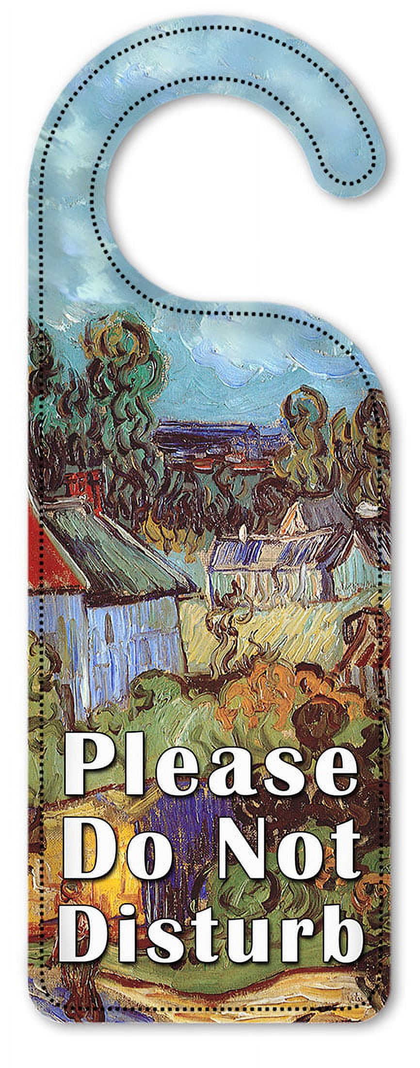 Do Not Disturb Door Knob Hanger Sign - Van Gogh: Auvres - Walmart.com