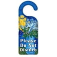 thumbnail image 1 of Do Not Disturb Door Knob Hanger Sign - Van Gogh: Lilacs, 1 of 3