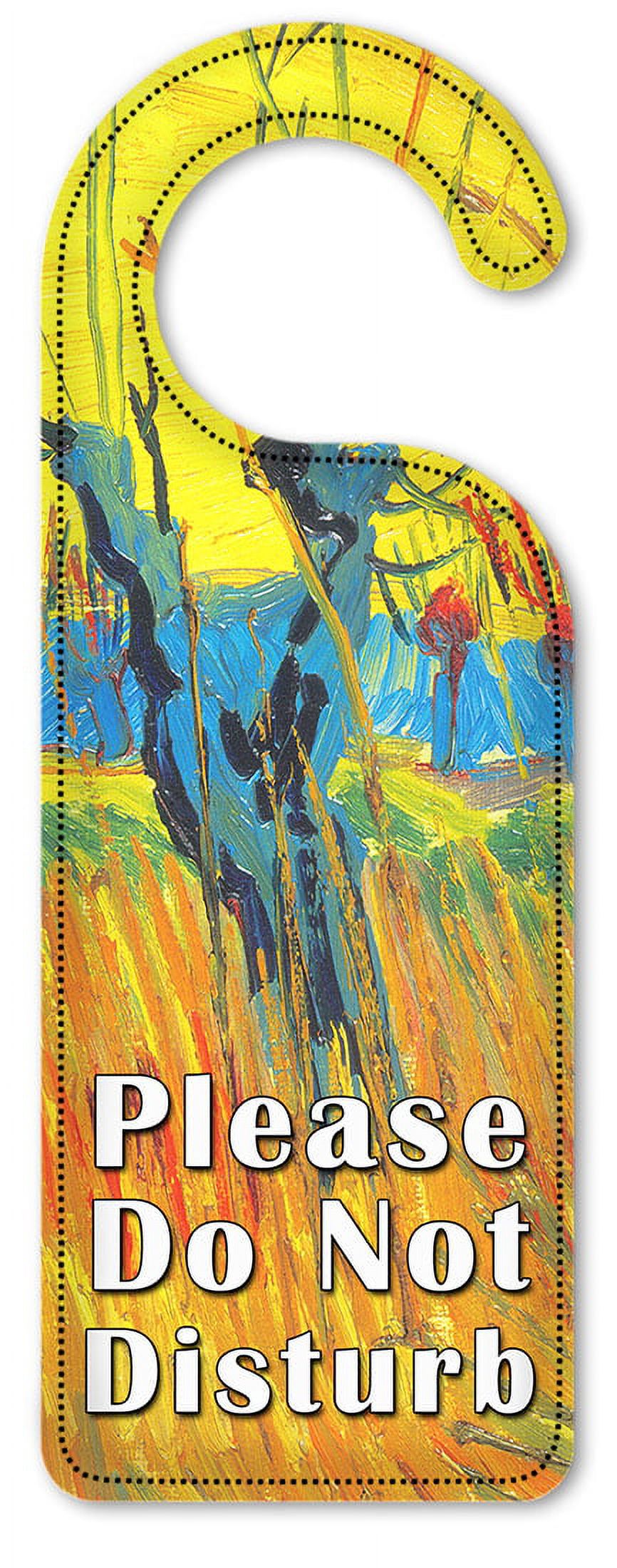 Do Not Disturb Door Knob Hanger Sign - Van Gogh: Pollard Willow ...