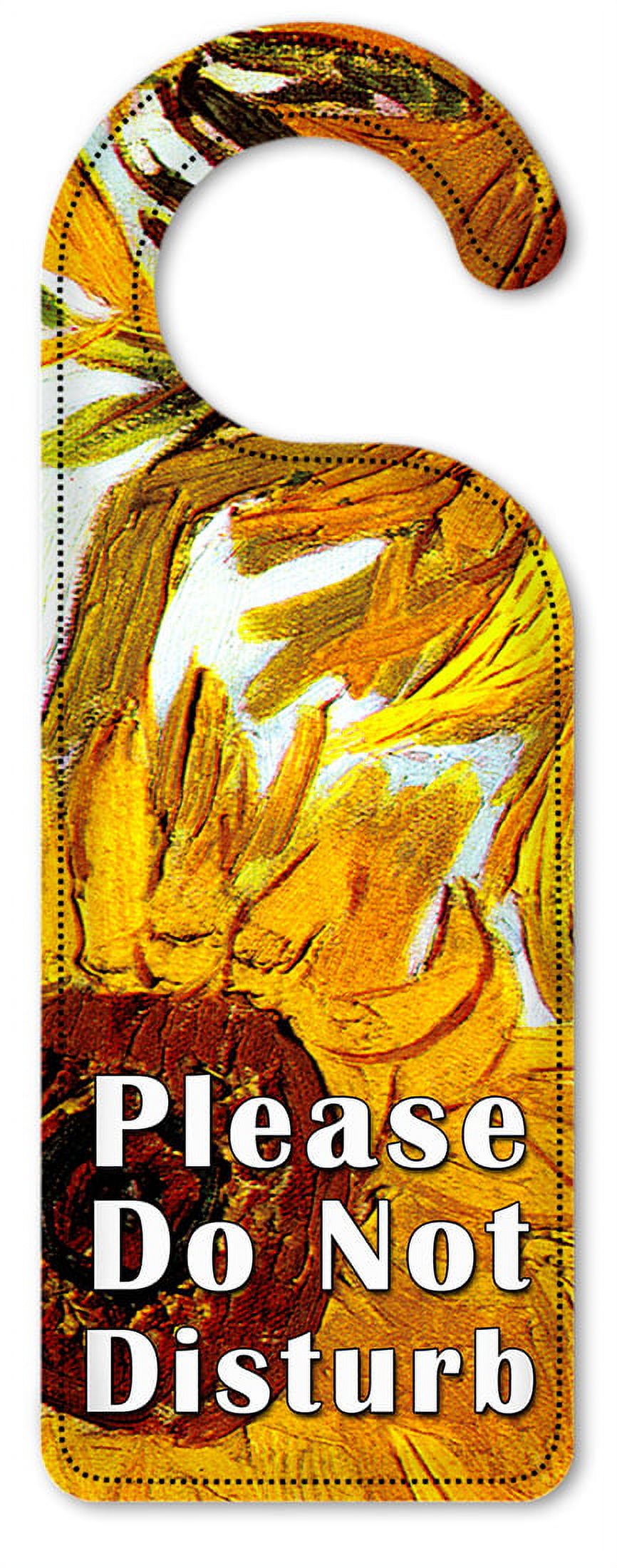 Do Not Disturb Door Knob Hanger Sign - Van Gogh: Sunflowers - Walmart.com