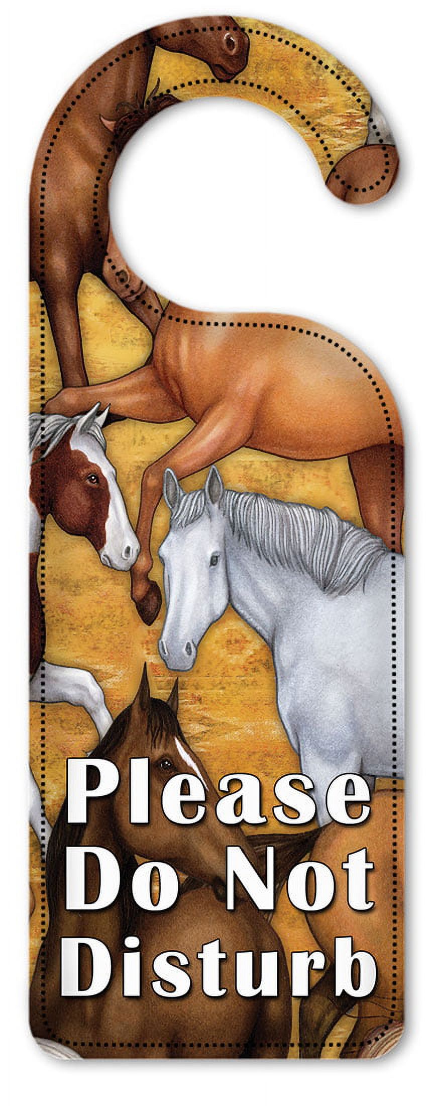 Do Not Disturb Door Knob Hanger Sign - Wild Horses - Image by Dan ...