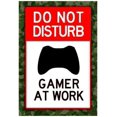 thumbnail image 1 of Do Not Disturb Gamer at Work, Unframed Poster Wall Art Sold by Art.Com, 1 of 4