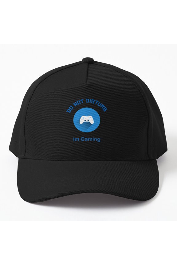 Do Not Disturb Gaming Baseball Cap, Gamer Focus Statement Graphic Design, Classic Hat